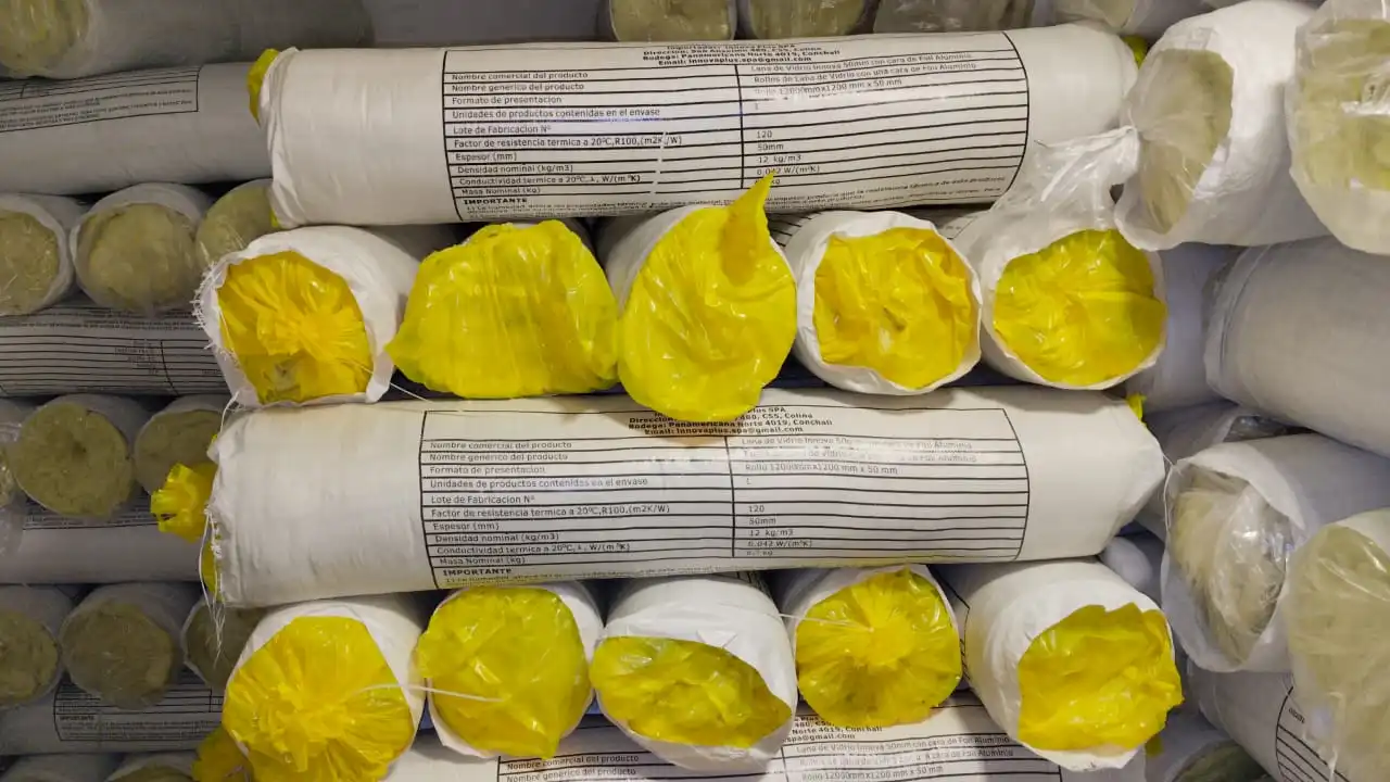 Rollo de Lana de Vidrio 50mm con aluminio - 14.4m²