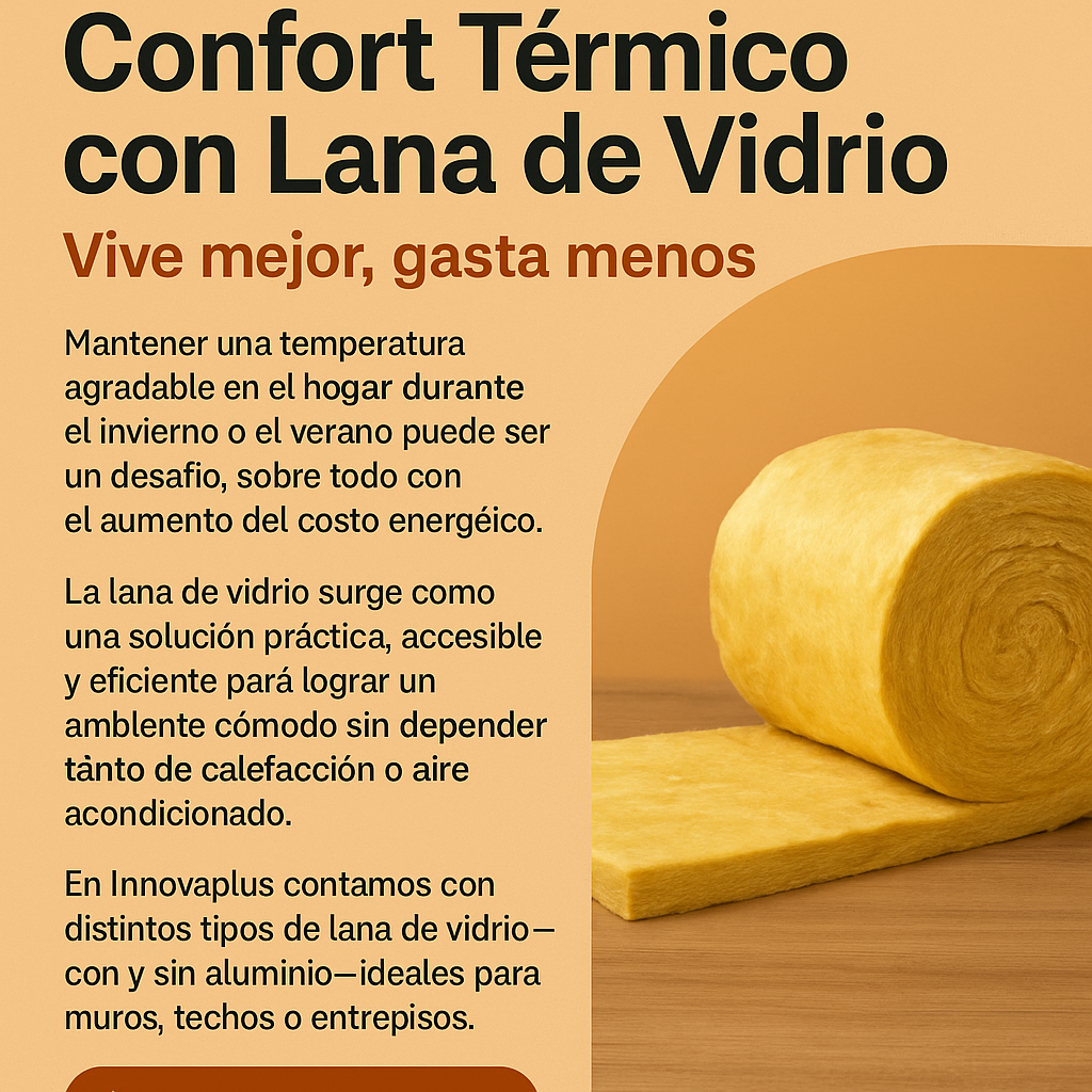Confort térmico con lana de vidrio