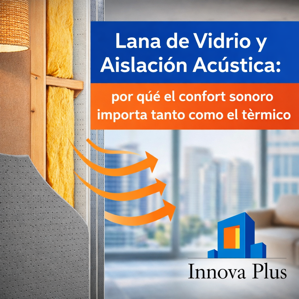 Aislación acústica con lana de vidrio